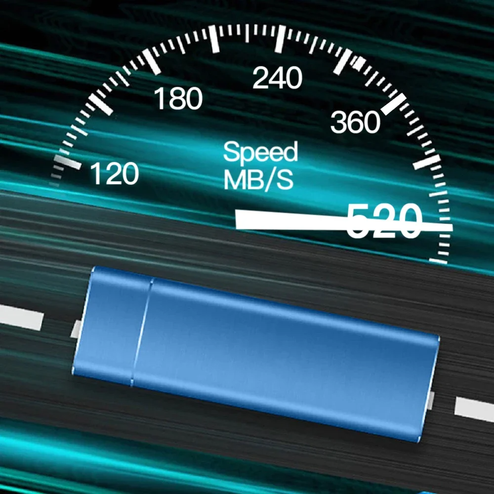 Extern ultra-snabb SSD-hårddisk 8 TB