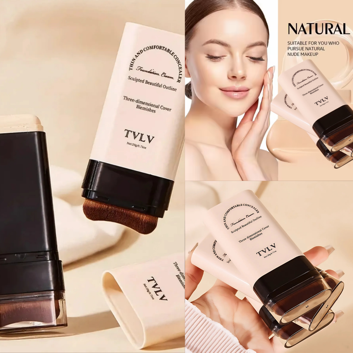 FoundationStick 1+1 GRATIS – Slät & Naturlig Täckning