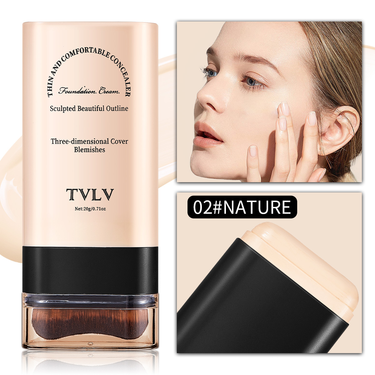 FoundationStick 1+1 GRATIS – Slät & Naturlig Täckning