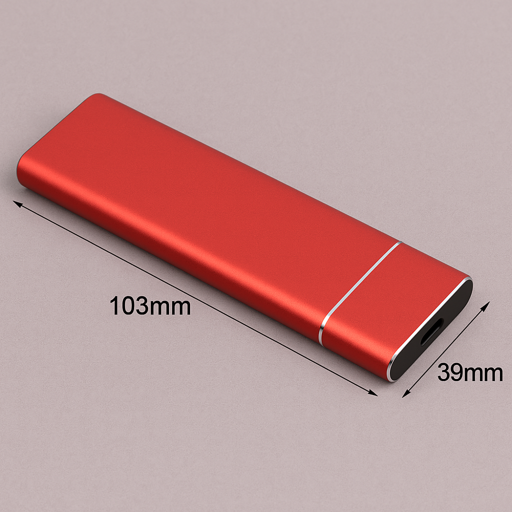 Extern ultra-snabb SSD-hårddisk 8 TB